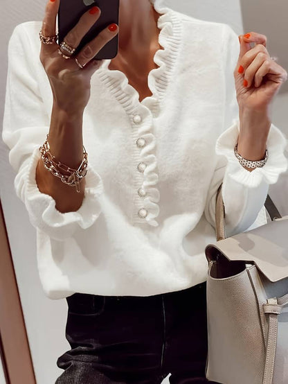 Ruth | Jumper with elegant buttons