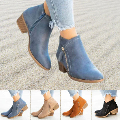 Alexandra | Comfortable zipped boots
