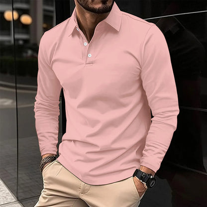 Bernard | Classic long-sleeved polo shirt