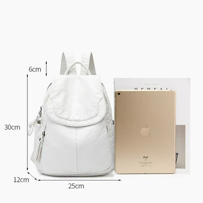 Matilda | Backpack in washed leather