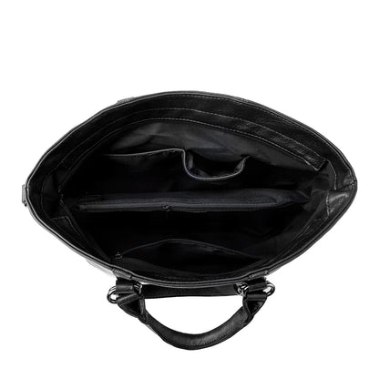 Madison | Leather shoulder bag with large capacity