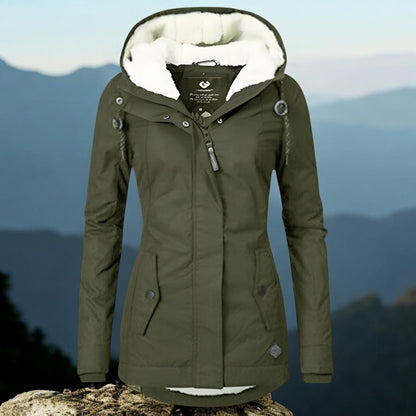 Bella | Sherpa jacket in warm cotton