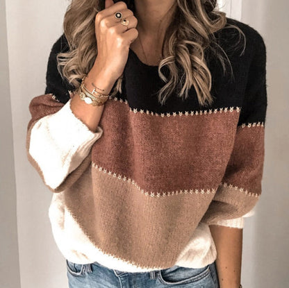 Sarah | Women's striped sweater