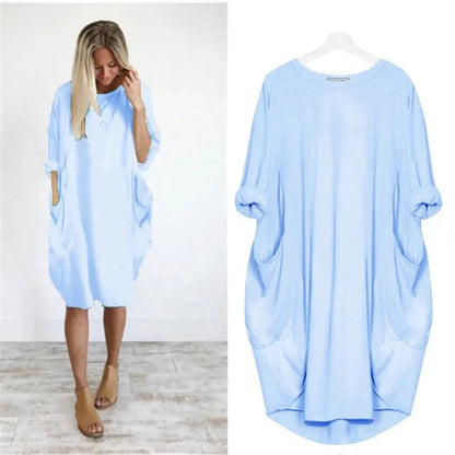 Davina | Women's Dress with Pockets (1+1 Free)