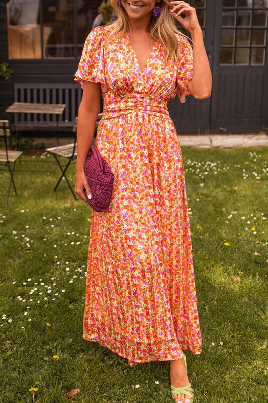 Joanie | Elegant maxi dress with V-neck