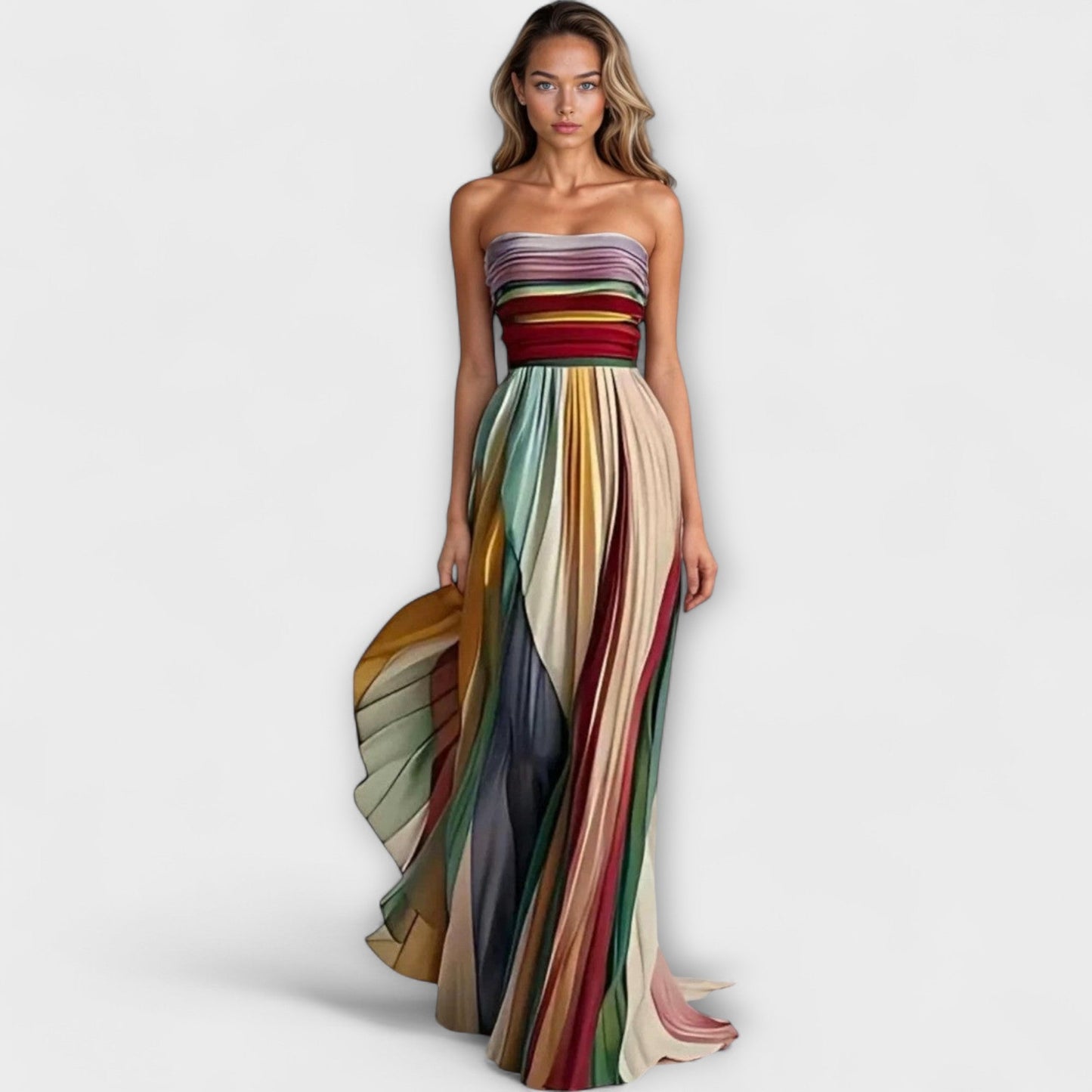 Karina | Colourful sleeveless dress