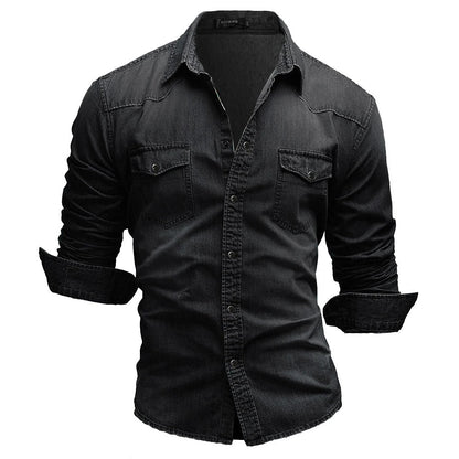 Evan | Stylish denim blouse